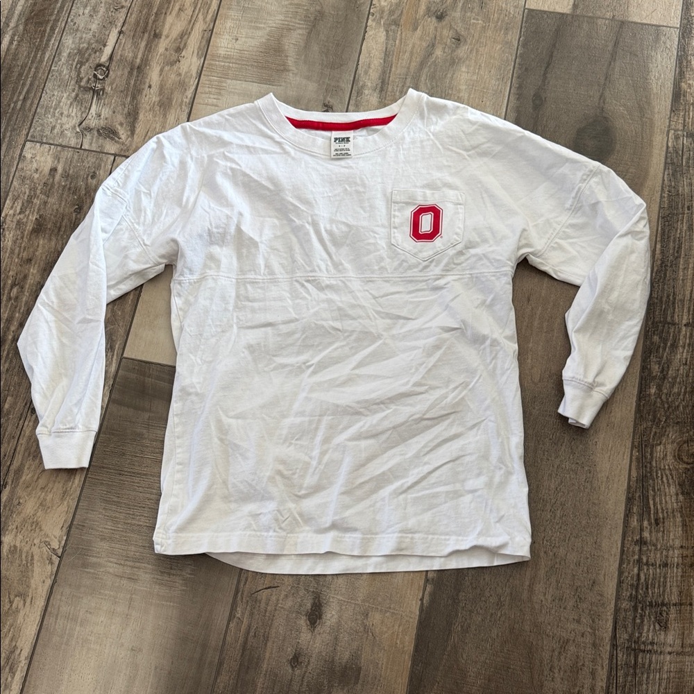VS pink Ohio state football spirit jersey